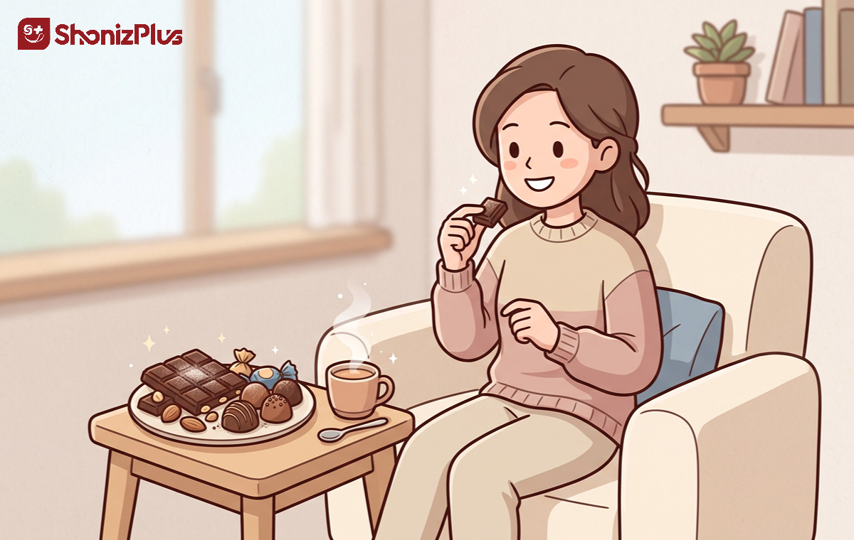 شکلات میان وعده سالم