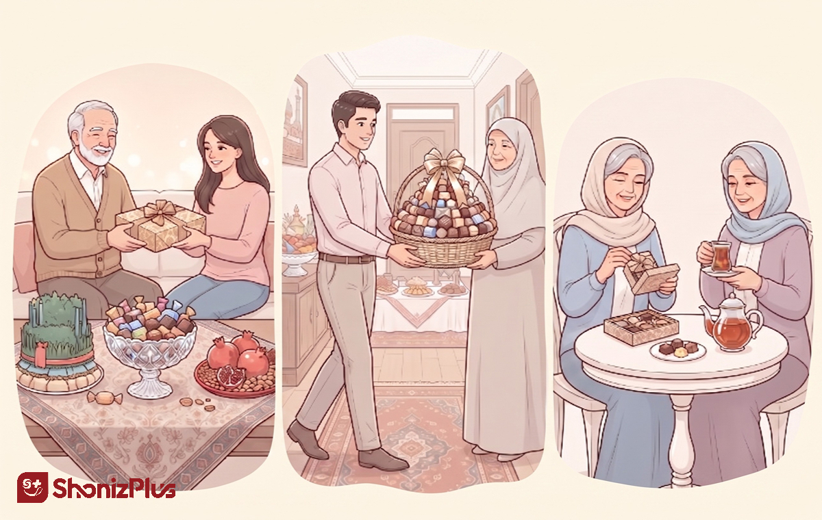 هدیه دادن شکلات در ایران