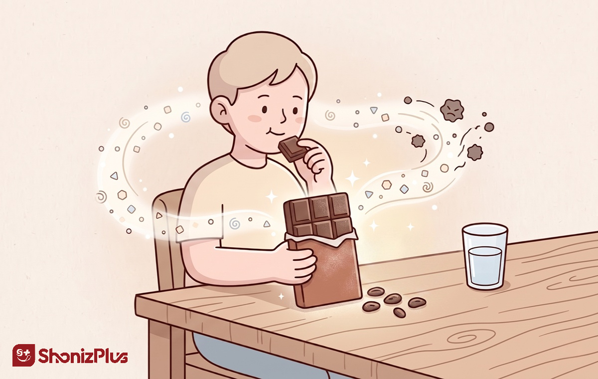 شکلات تلخ و آنتی اکدسیدان