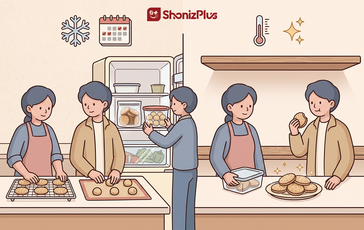 آیا فریزر گزینه مناسبی برای نگهداری بیسکویت است؟