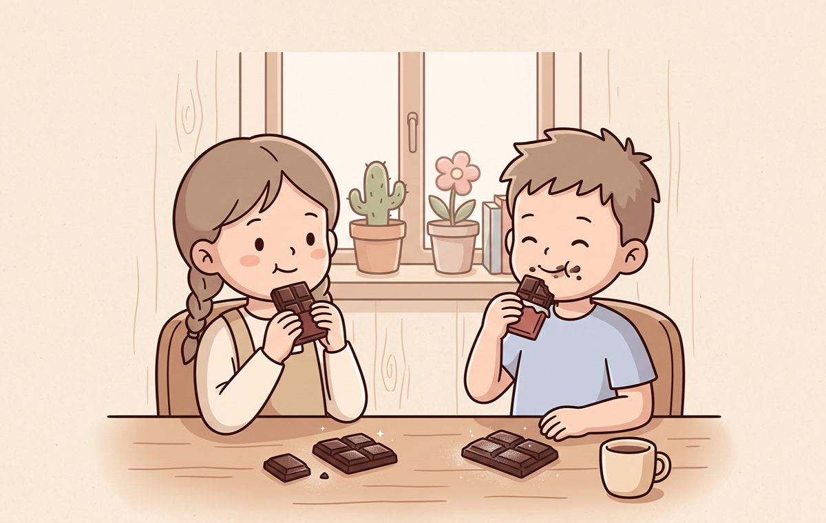 شکلات تلخ برای کودکان مفید است یا مضر؟