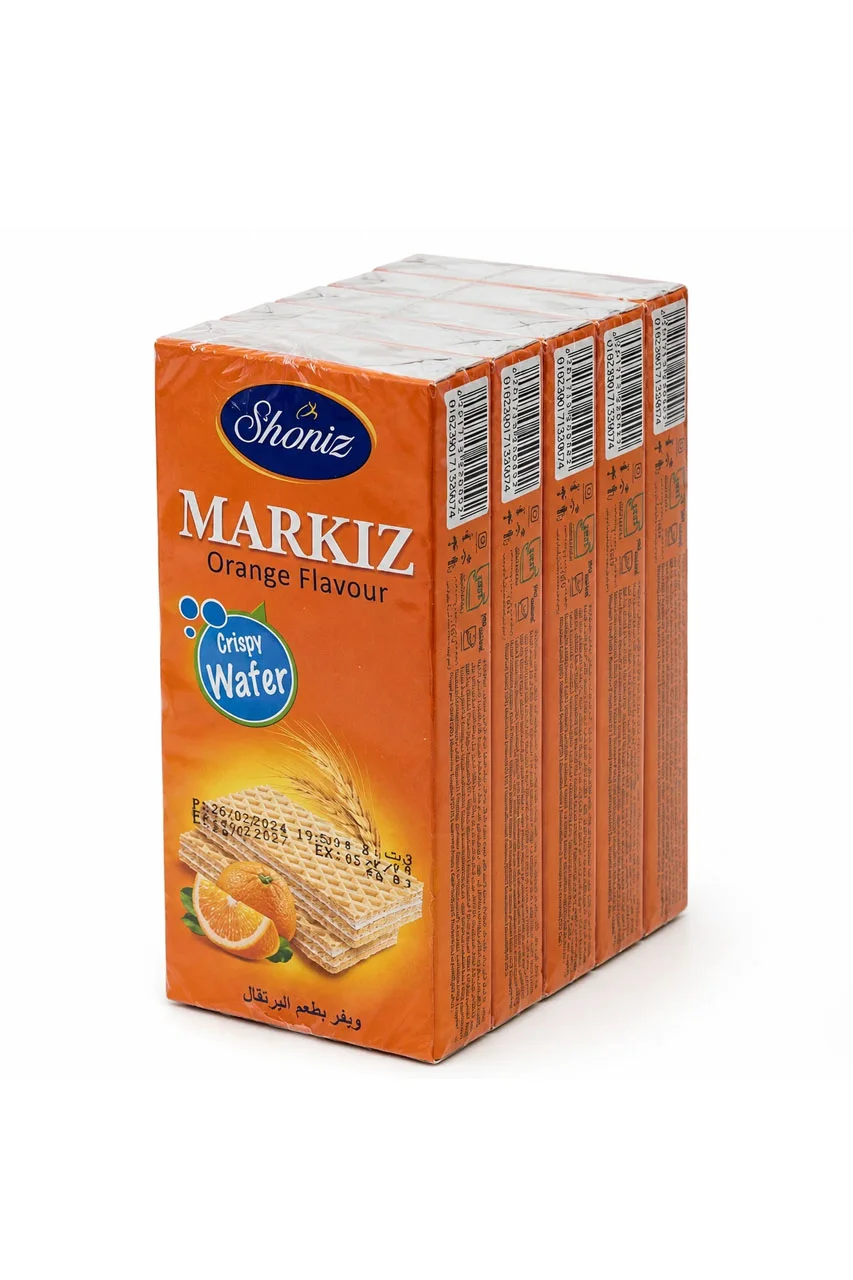 مارکیز - ویفر مانژ پرتقالی ( 45 گرم  بسته 5 عددی )