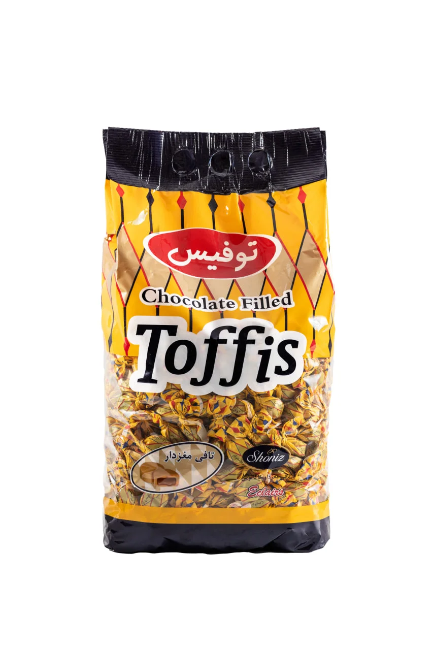 توفیس - تافی مغزدار کاکائویی (سه کیلویی)