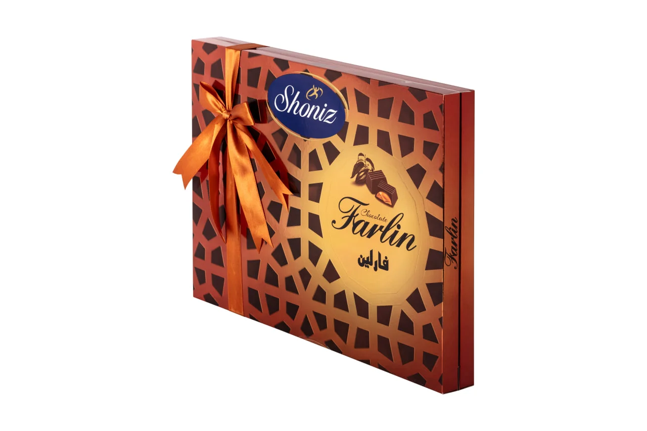 فارلین - شکلات شیری با مغز تافی   (280 گرم)