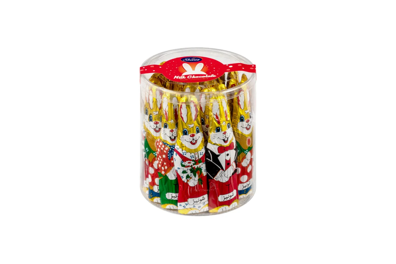 خرگوشی - شکلات واقعی شیری  (336 گرم)