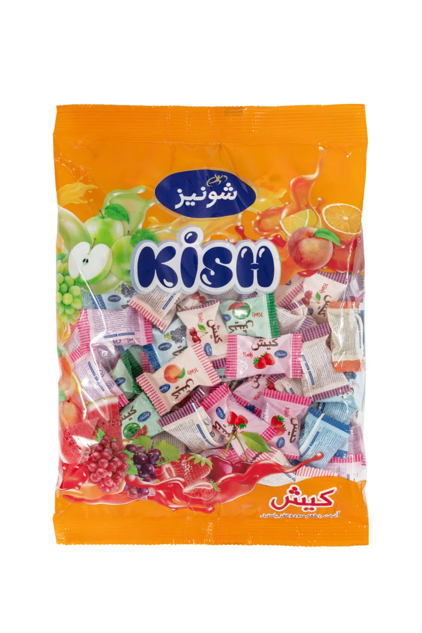 کیش پاستیلی - آبنبات میوه ای مغزدار پاستیلی (یک کیلویی)
