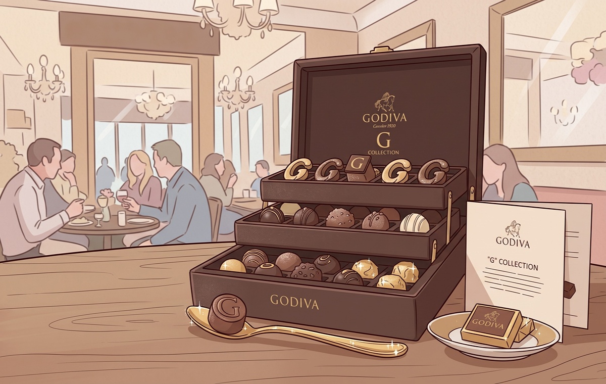 شکلات گران Godiva "G" Collection